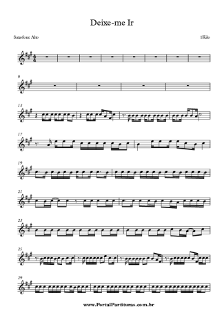 1 kilo  score for Alto Saxophone