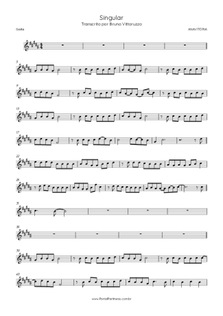 ANAVITÓRIA  score for Harmonica