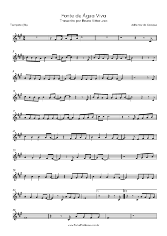 Adhemar de Campos  score for Trumpet