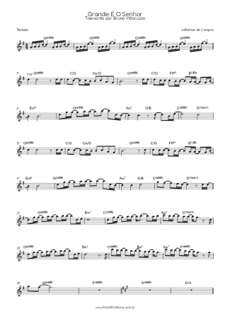 Adhemar de Campos  score for Keyboard