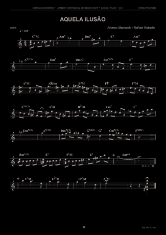 Afonso Machado Aquela Ilusão score for Keyboard