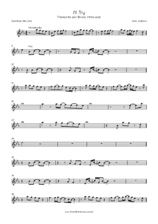 Alan Jackson  score for Alto Saxophone
