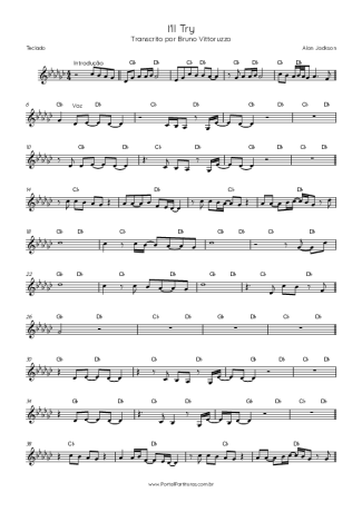 Alan Jackson  score for Keyboard