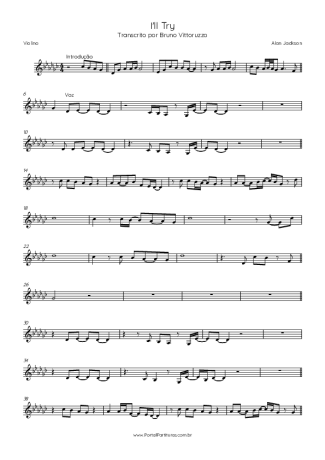 Alan Jackson  score for Violin