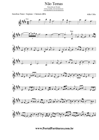 Alda Célia  score for Tenor Saxophone Soprano (Bb)