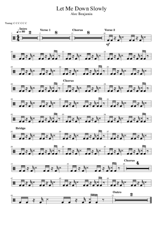 Alec Benjamin  score for Drums