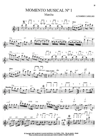 Altamiro Carrilho  score for Keyboard