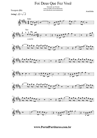 Amelinha  score for Trumpet