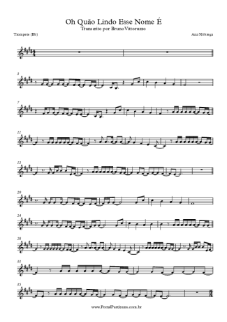 Ana Nóbrega  score for Trumpet