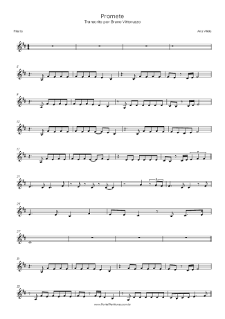 Ana Vilela  score for Flute