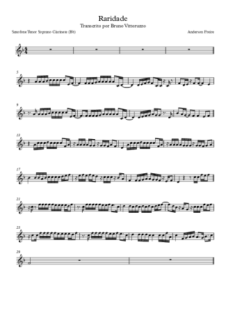 Anderson Freire  score for Clarinet (Bb)