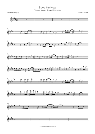 Andru Donalds  score for Alto Saxophone