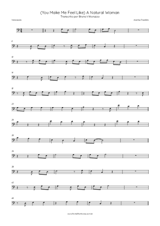 Aretha Franklin  score for Cello