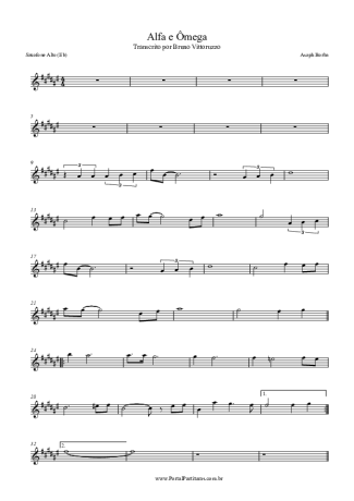 Asaph Borba  score for Alto Saxophone