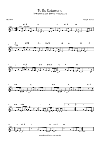 Asaph Borba  score for Keyboard