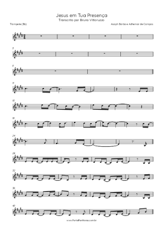Asaph Borba e Adhemar de Campos  score for Trumpet
