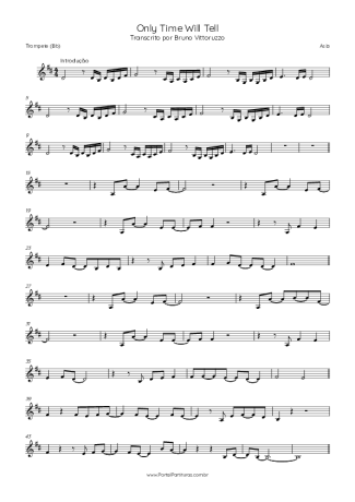 Asia  score for Trumpet