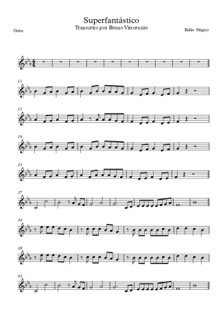 Balão Mágico  score for Harmonica