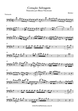 Belchior  score for Cello