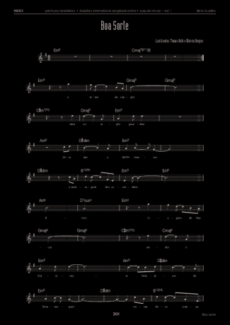 Beto Guedes Boa Sorte score for Keyboard