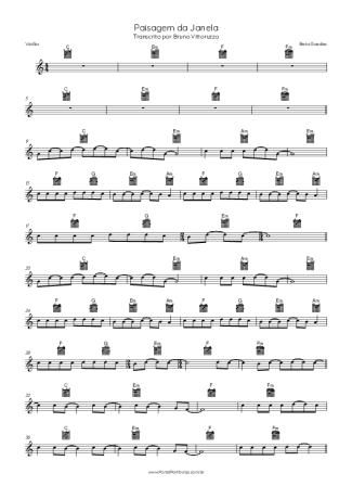 Beto Guedes  score for Acoustic Guitar