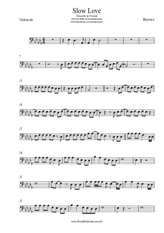 Beyoncé  score for Cello