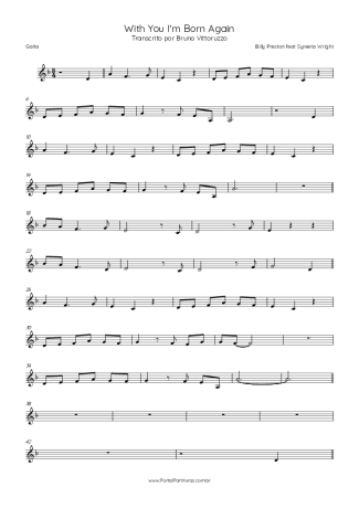 Billy Preston With You I´m Born Again (feat Syreeta Wright) score for Harmonica