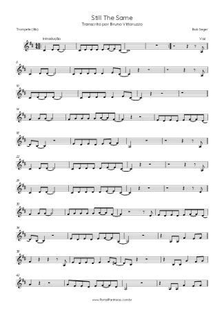 Bob Seger Still The Same score for Trumpet