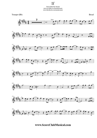 Bread If score for Trumpet