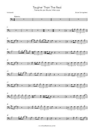Bruce Springsteen Tougher Than The Rest score for Cello