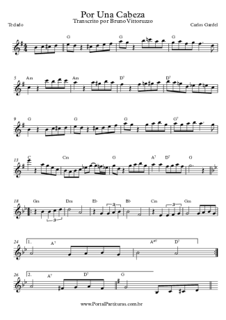 Carlos Gardel  score for Keyboard