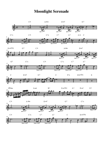 Carly Simon Moonlight Serenade score for Alto Saxophone