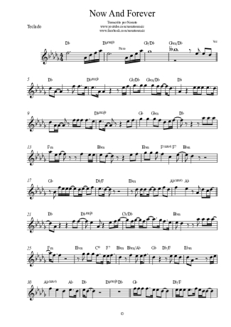 Carole King Now And Forever score for Keyboard