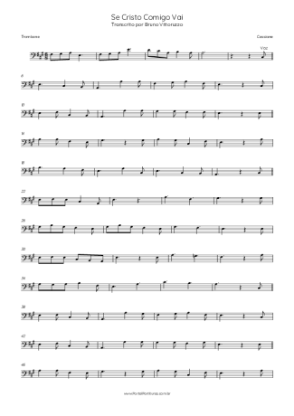 Cassiane  score for Trombone