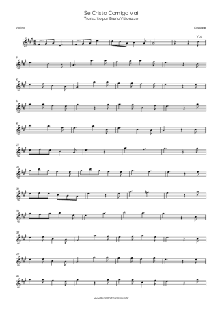 Cassiane  score for Violin