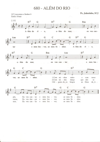 Catholic Church Music (Músicas Católicas) Além do Rio score for Keyboard