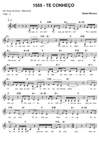 Catholic Church Music (Músicas Católicas) Te Conheço score for Keyboard