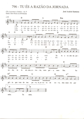 Catholic Church Music (Músicas Católicas) Tu És a Razão da Jornada score for Keyboard