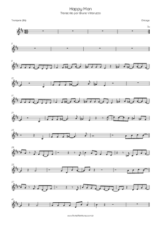 Chicago Happy Man score for Trumpet