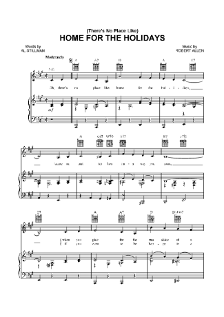 Christmas Songs (Temas Natalinos) Home For The Holidays score for Piano