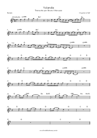 Chrystian & Ralf Yolanda score for Keyboard