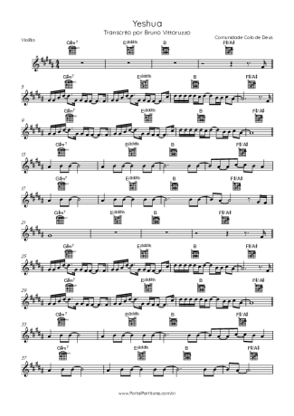 Comunidade Colo de Deus  score for Acoustic Guitar