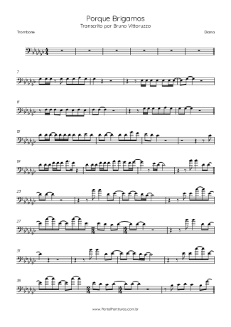 Diana  score for Trombone