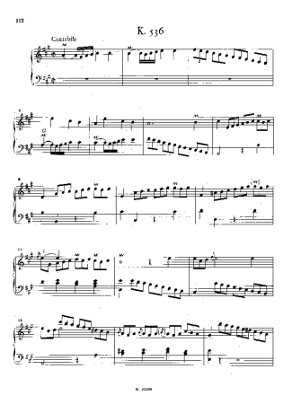 Domenico Scarlatti Keyboard Sonata In A Major K.536 score for Piano