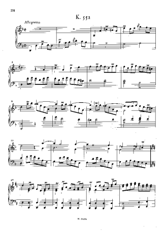 Domenico Scarlatti Keyboard Sonata In D Minor K.552 score for Piano
