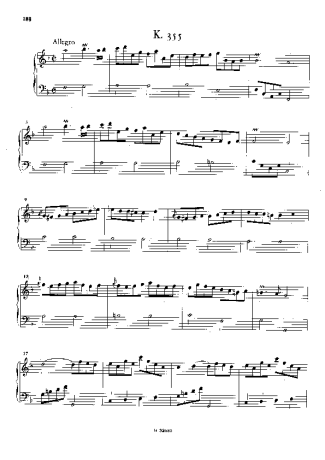 Domenico Scarlatti Keyboard Sonata In F Major K.355 score for Piano
