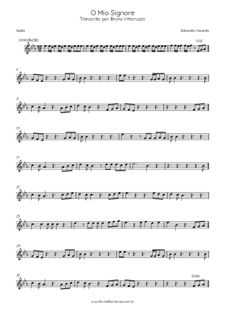 Edoardo Vianello O Mio Signore score for Harmonica