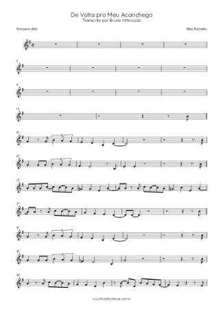 Elba Ramalho De Volta Pro Meu Aconchego score for Trumpet