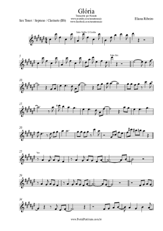 Eliana Ribeiro Glória score for Clarinet (Bb)