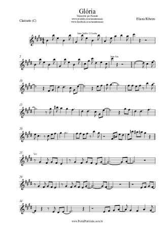 Eliana Ribeiro Glória score for Clarinet (C)